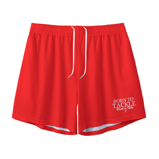 Born to Tackle Shorts (Red)