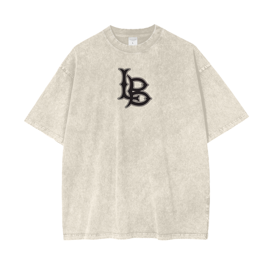 LB Acid Wash Tee (White)