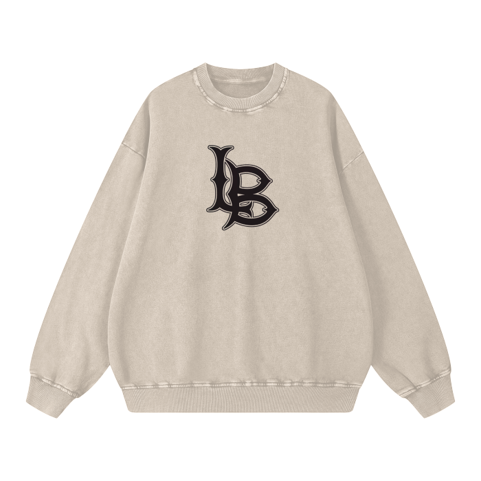 LB Acid Wash Crewneck