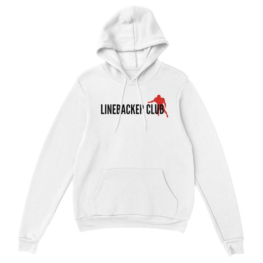 Linebacker Club Hoodie (White)