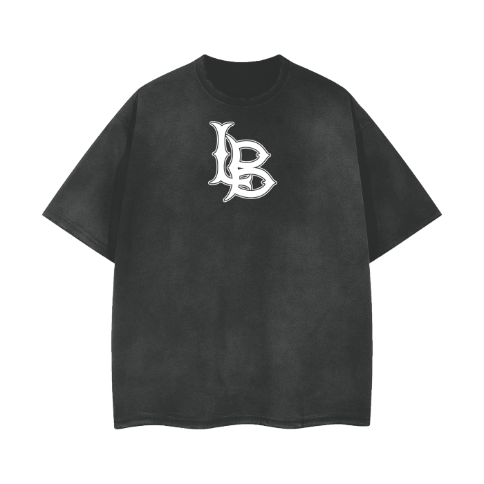 LB Acid Wash Tee (Black)