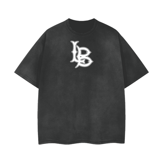 LB Acid Wash Tee (Black)